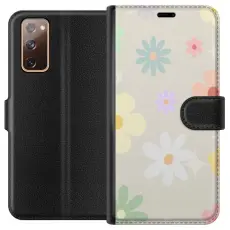 iSecrets - Plånboksfodral till Samsung Galaxy S20 FE med fejdande blommor