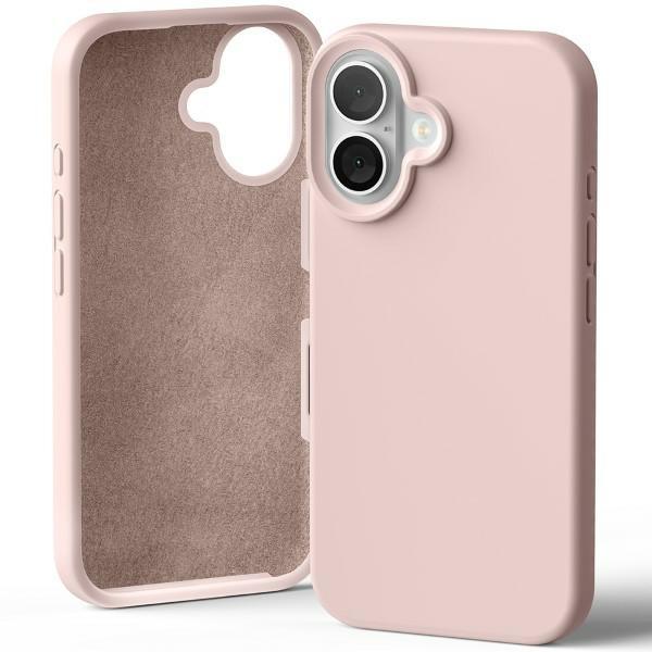 Mercury iPhone 16 Mobilskal Silikon - Rosa Sand | 2353 | AlltMobil