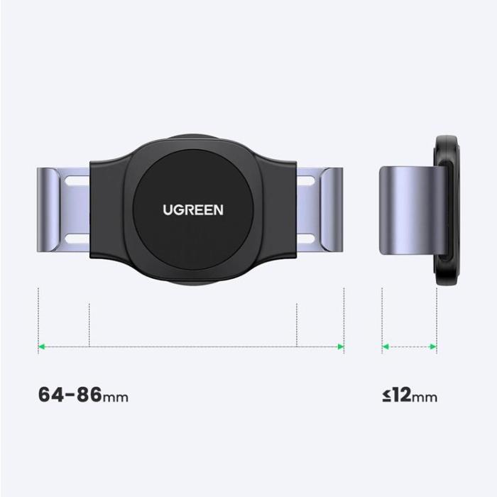 UTGATT1 - Ugreen 2in1 klämma Bil Telefon Hållare ventilations Galler - Svart