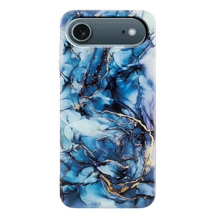 iPhone Air Mobilskal Marble Pattern Painted TPU - Grå | 2353 | AlltMobil