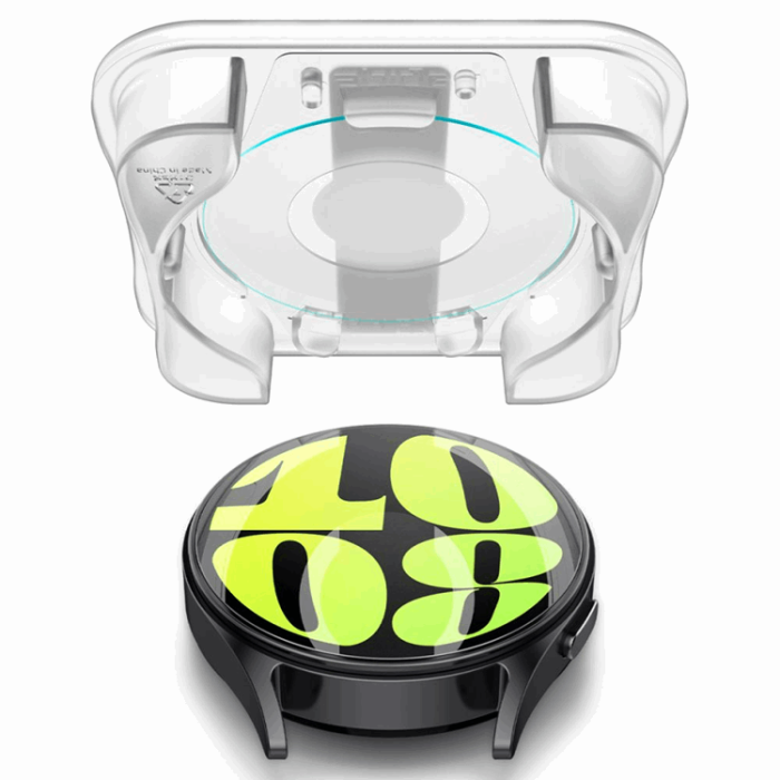 Spigen - [2-Pack] Spigen Galaxy Watch 7 (44mm) Härdat glas Skärmskydd EZ Fit