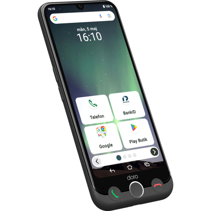 Denver - Doro Smartphone A31 4G Aurora 128GB - Grå