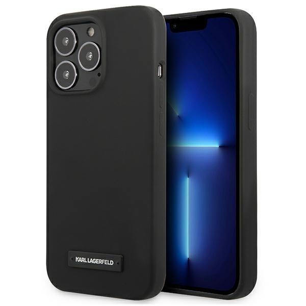 Karl Lagerfeld iPhone 13 Pro Max Skal Silicone Plaque - Svart | 2353 | AlltMobil