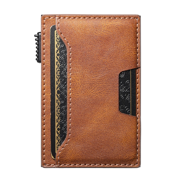 SUTENI - SUTENI Korthållare Automatiskt Pop-Up Double-Sided Waxy Texture