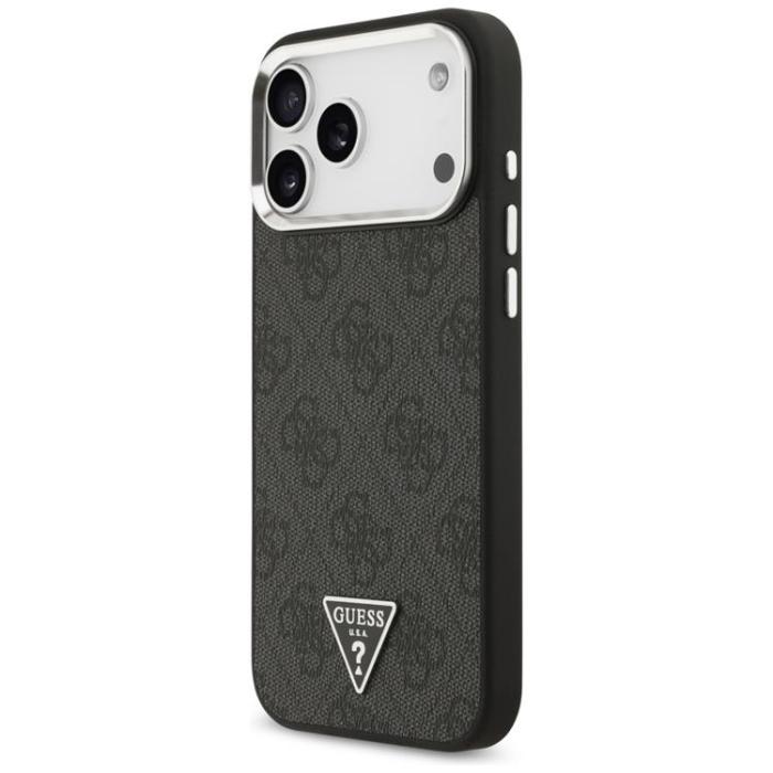 Guess - Guess iPhone 17 Pro Max Mobilskal MagSafe 4G Triangle Logo - Silver