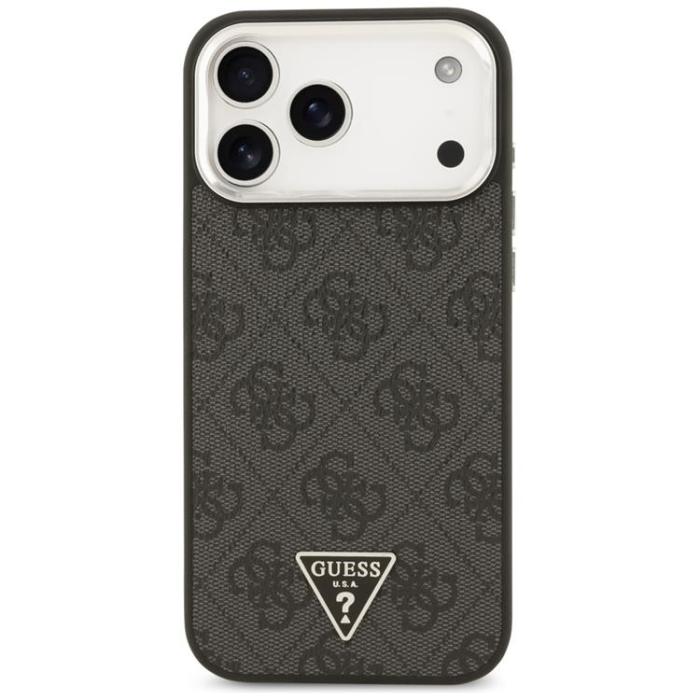 Guess - Guess iPhone 17 Pro Max Mobilskal MagSafe 4G Triangle Logo - Silver