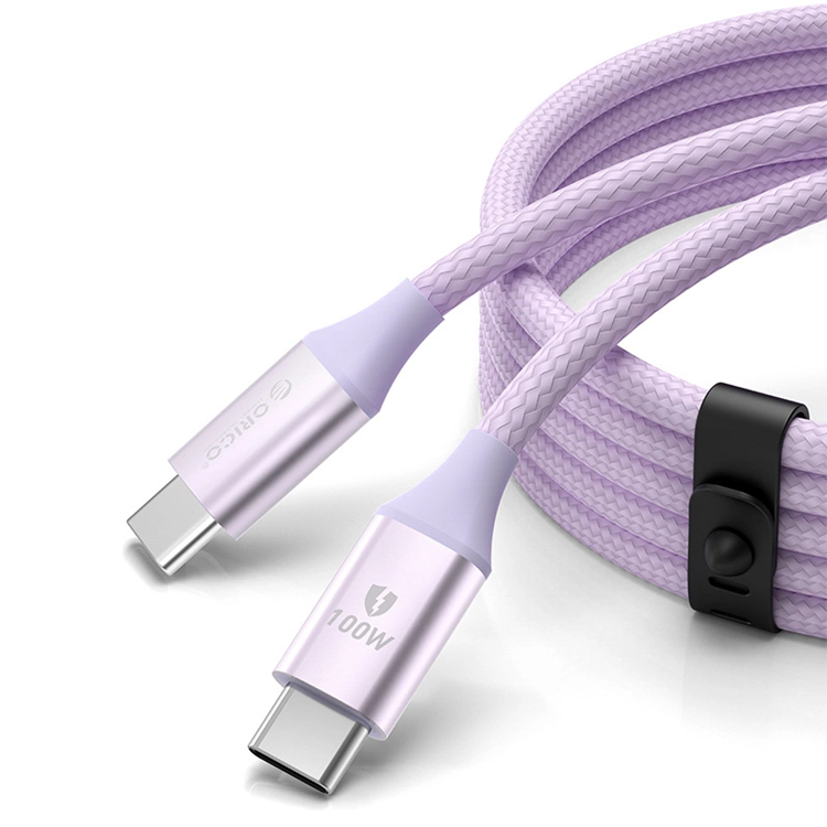 Orico USB-C Till USB-C Kabel 100W 5A 1m CDX - Lila | 3541 | AlltMobil