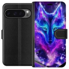 iSecrets - Plånboksfodral till Google Pixel 9 Pro XL med Neon Varg