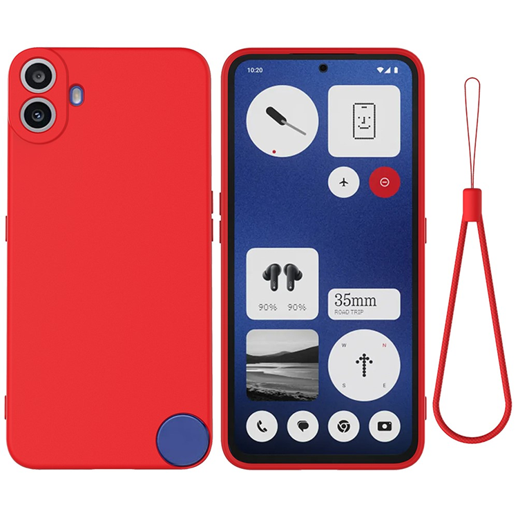 Nothing CMF Phone 1 Mobilskal Liquid Silikon med Handrem | 2353 | AlltMobil