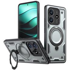 N/A - Mobilskal till Xiaomi Redmi Note 14 5G Plast Milit&auml;rt Skydd - Gr&aring;