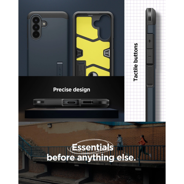 Spigen - Spigen Mobilskal För Galaxy A57 5G Tough Armor - Metal Slate