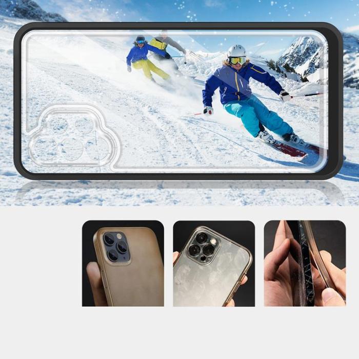 OEM - Galaxy A32 5G Skal Clear 3in1 - Svart