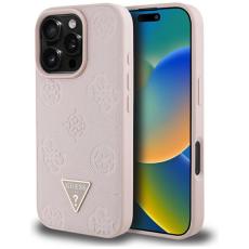 Guess - Guess iPhone 16 Pro Mobilskal MagSafe Hot Stamp Peony Triangle