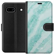 iSecrets - Pl&aring;nboksfodral till Google Pixel 7a med Mint Marble