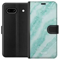 Gustaf - Pl&aring;nboksfodral till Google Pixel 7a med Mint Marble