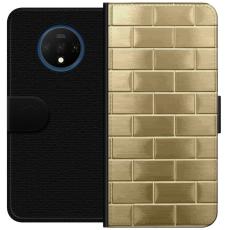iSecrets - Plånboksfodral till OnePlus 7T med Gyllene Murstenar
