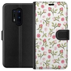 iSecrets - Pl&aring;nboksfodral till OnePlus 8 Pro med Blommigt