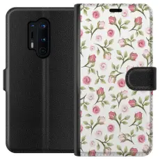 Gustaf - Pl&aring;nboksfodral till OnePlus 8 Pro med Blommigt