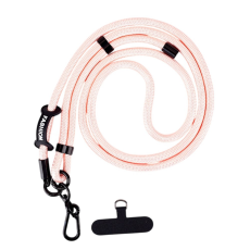 A-One Brand - Crossbody Mobilrem Lanyard Justerbar 7mm - Rosa Guld