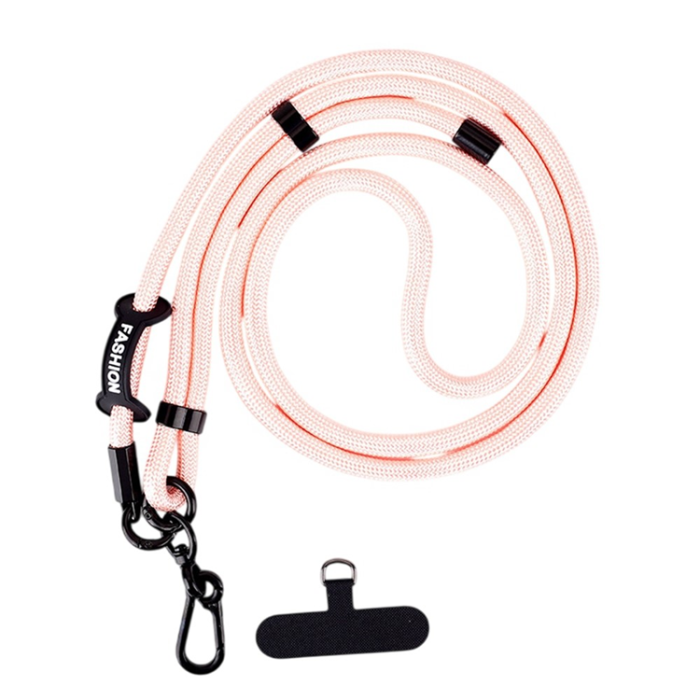 A-One Brand - Crossbody Mobilrem Lanyard Justerbar 7mm - Rosa Guld