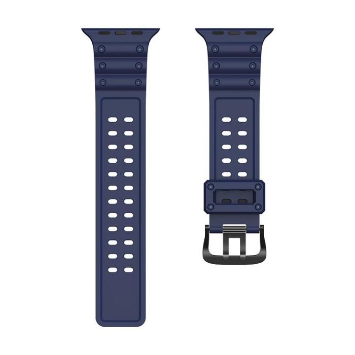 OEM - Apple Watch Ultra/SE/8/7/6 (41/42/38mm) Armband - Navy Blå