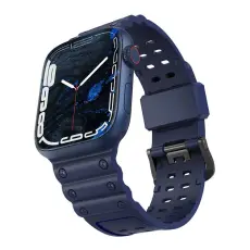 OEM - Apple Watch Ultra/SE/8/7/6 (41/42/38mm) Armband - Navy Blå
