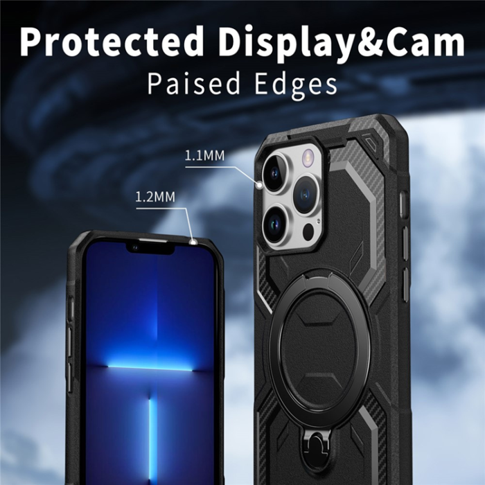 A-One Brand - iPhone 13 Pro Mobilskal MagSafe Kickstand TPU + PC