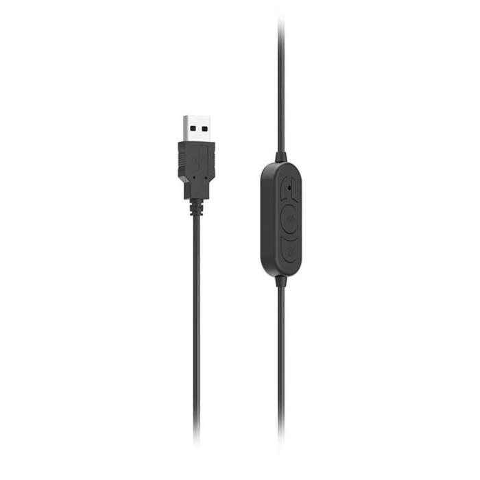 Hama - Hama Headset PC Office Stereo Over-Ear HS-USB300 V2 - Svart