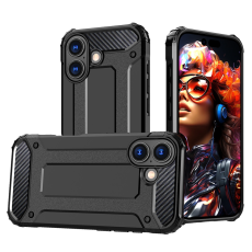 A-One Brand - iPhone 17 Mobilskal Hybrid Armor - Svart