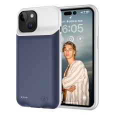 A-One Brand - iPhone 15 Batteriskal 7000mAh - Blå