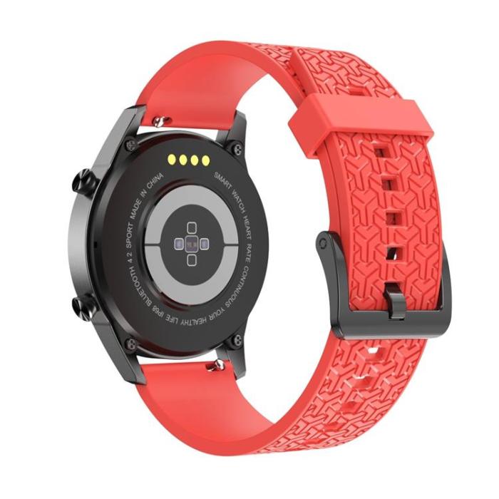 OEM - Galaxy Watch (46mm) Armband Strap Y - Röd