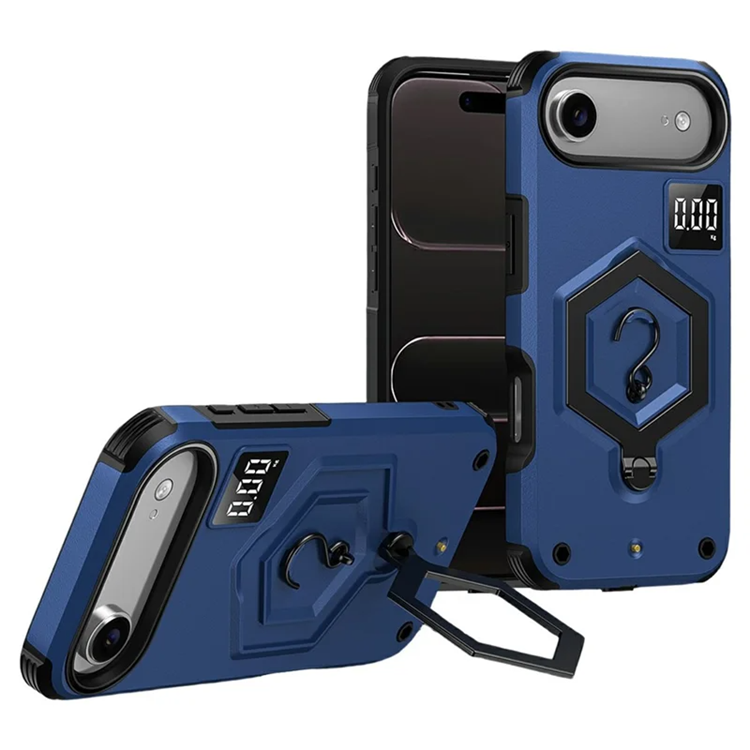 Mobilskal För iPhone Air Hexagonal Kickstand med Hook (Blå) | 2353 | AlltMobil
