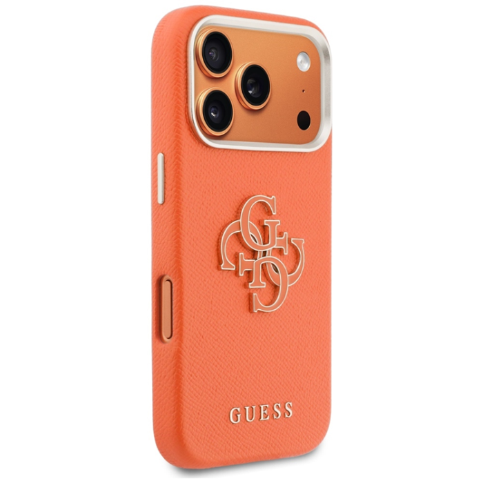 Guess - Guess Mobilskal iPhone 17 Pro Max FW Resin Logo - Orange