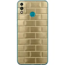 Gustaf - Mobilskal till Honor 9X Lite med Gyllene Murstenar