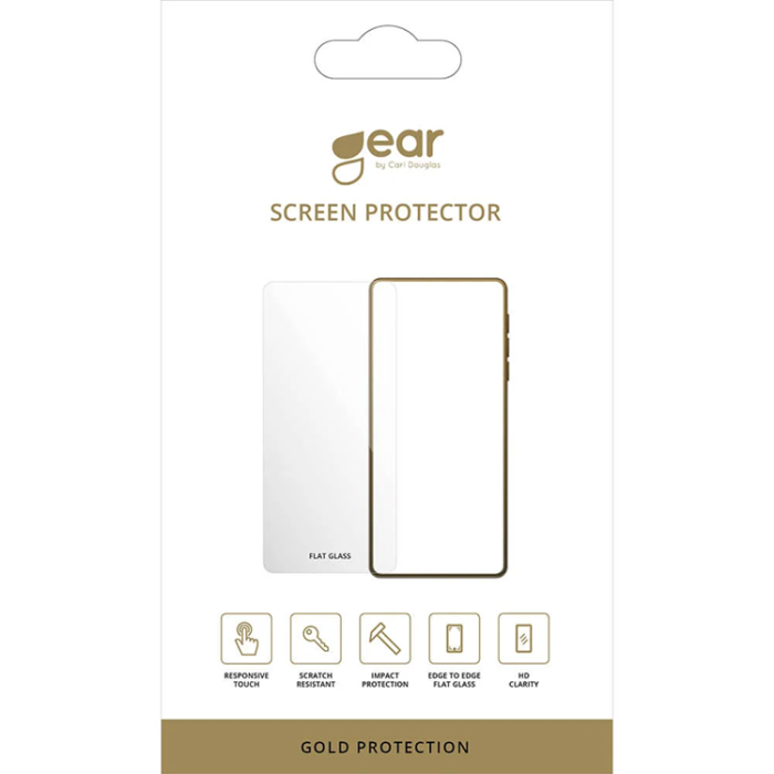GEAR - GEAR Galaxy A35 5G/A55 5G Härdat glas Skärmskydd 2.5D Guld