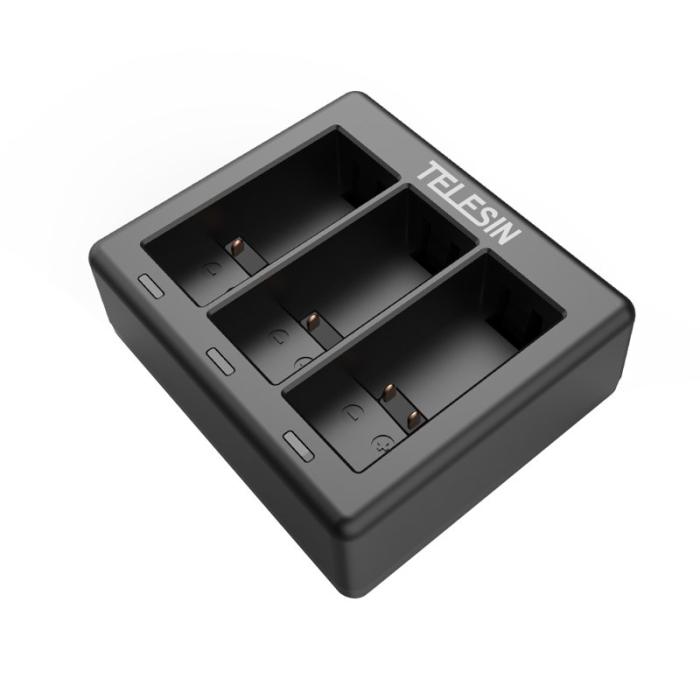 TELESIN - TELESIN AT1103 Triple Channel Batteriladdare GoPro HERO 9 Black