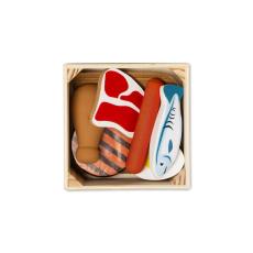 MND - MND Lekset F&ouml;r Matgrupper Wooden Food Groups Play Set - Protein