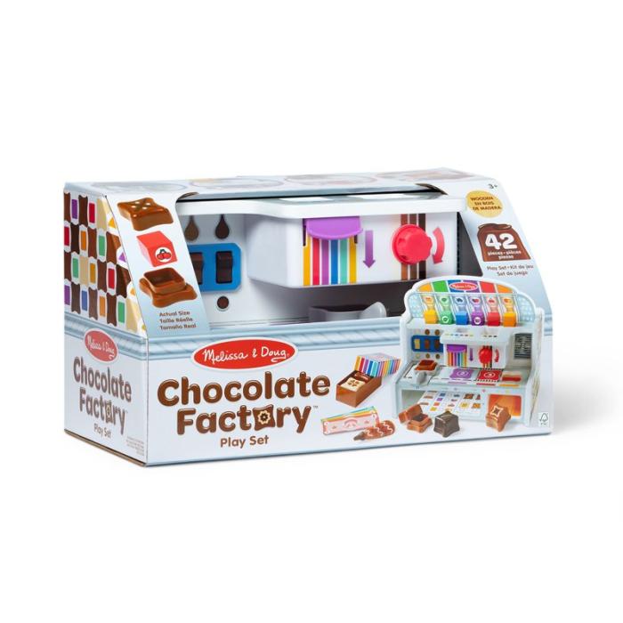 MND - MND Leksaksset Wooden Chocolate Factory Play Set Trä