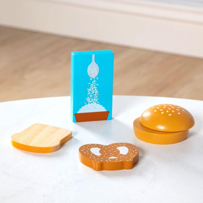 MND - MND Leksaksset Wooden Food Groups Play Set - Grains