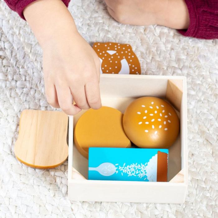 MND - MND Leksaksset Wooden Food Groups Play Set - Grains