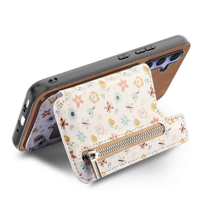OEM - Mobilfodral för Samsung Galaxy S26 Plus Konstläder RFID - Brun