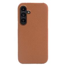 OEM - Mobilskal f&ouml;r Samsung Galaxy S26 Magnetiskt &Auml;kta l&auml;der + PC - Brun