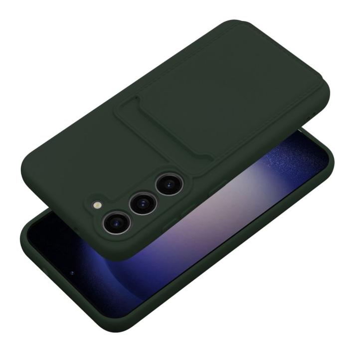 OEM - Skal med Kortfack för Samsung S23 Plus grönt