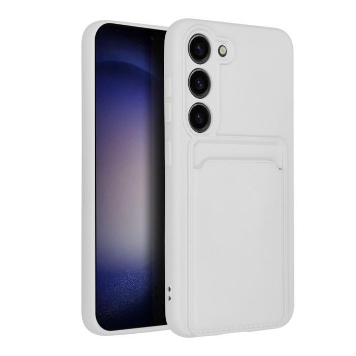 OEM - Skal med Kortfack för Samsung S23 Plus vit