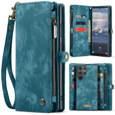 Caseme - CaseMe Pl&aring;nboksfodral f&ouml;r Samsung Galaxy S26 Ultra Konstl&auml;der med rem - Bl&aring;