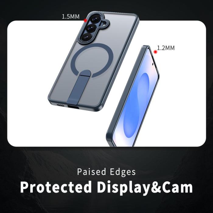 OEM - Mobilskal för Samsung Galaxy S26 Magnetiskt Kickstand TPU - Blå