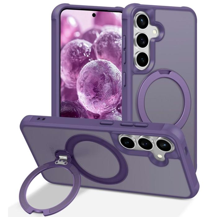 OEM - Mobilskal för Samsung Galaxy S26 Magnetiskt Kickstand TPU - Lila