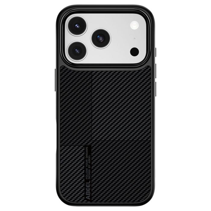ABEEL - ABEEL CF-Lyocell Series Mobilskal till iPhone 17 Pro MagSafe Svart