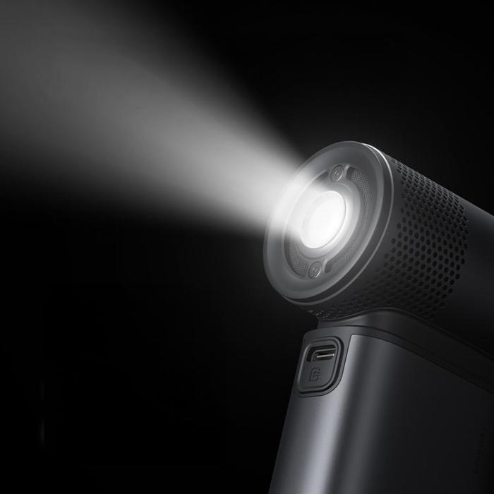 Jisulife - Jisulife 5-in-1 Bärbar USB Mini Handfläkt 9000 mAh Fan Ultra2 - Mörkgrå