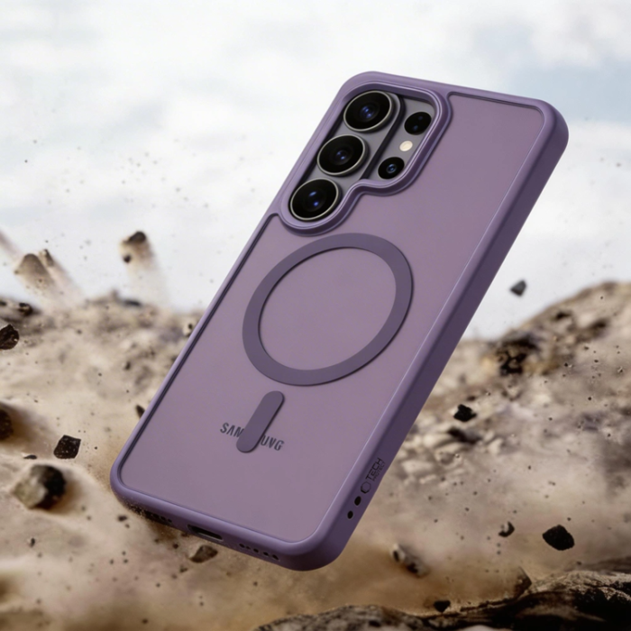 Tech-Protect - Tech-Protect Mobilskal För Galaxy S26 Ultra Magsafe Magmat - Cobalt Voilet